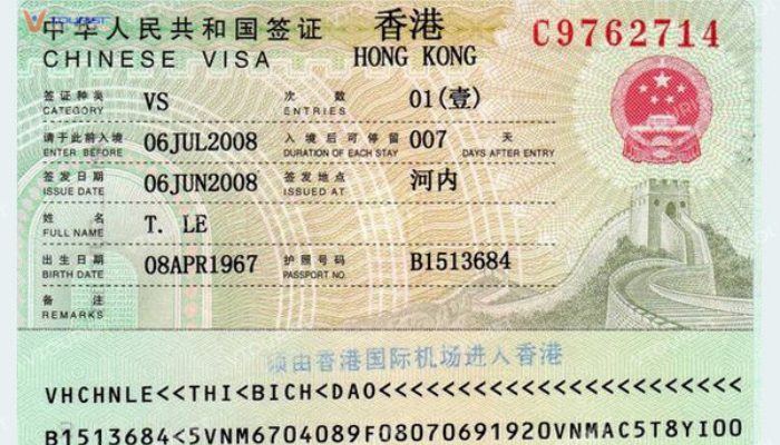 Visa Hồng Kong